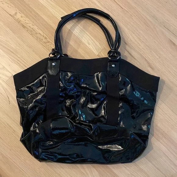 French Connection Large Patent Bag - Picture 9 of 9